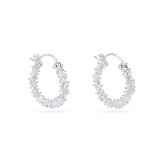 Pine Hoop Earrings